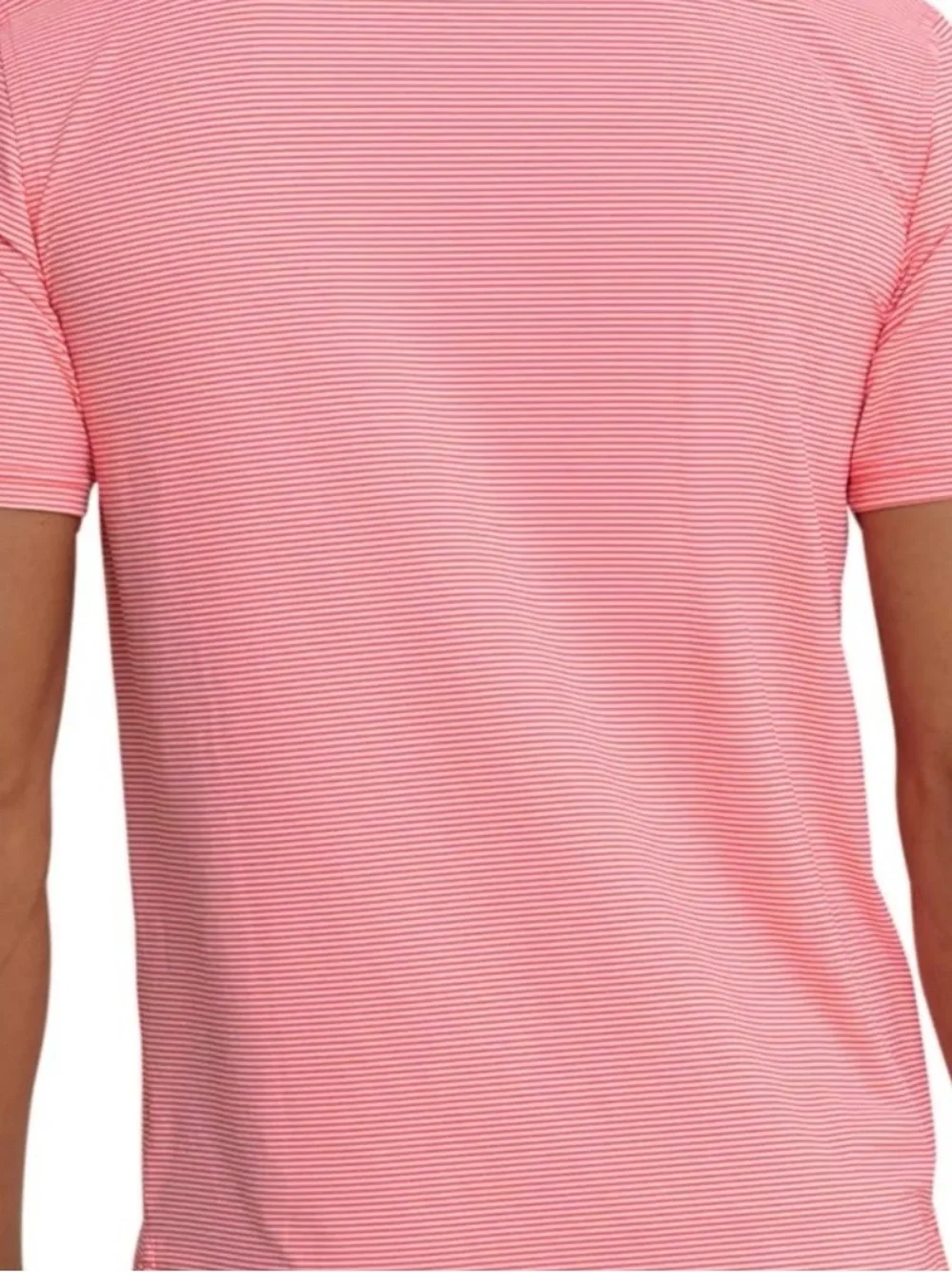 NWT Southern Tide M’s XXL Brrr Meadowbrook Stripe Polo in Snapper Red (1083)